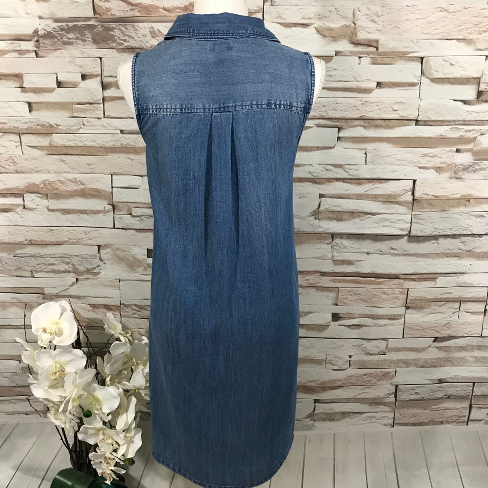 J.Crew Blue Denim Dress Sz XXS (F15) - Picture 5 of 8